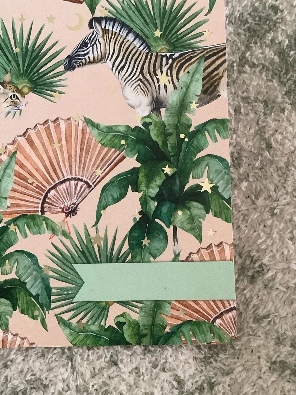 Stunning Tropical Animals and Plants Lined Pages Journal Notebook NWT 60 pages